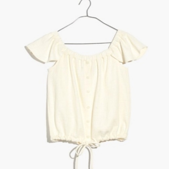 MADEWELL Texture and Thread Off the Shoulder Top - Picture 8 of 10